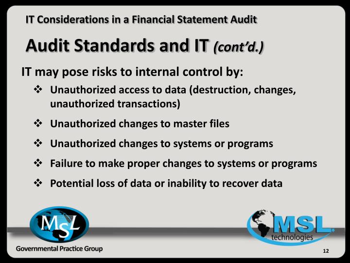 financial statement audit financial statement audit
