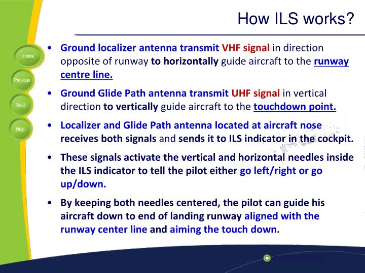 ppt lecture 8 i nstrument l anding s ystem ils powerpoint how ils works