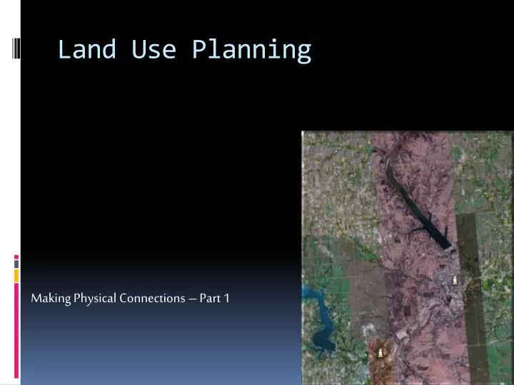 land use planning n.