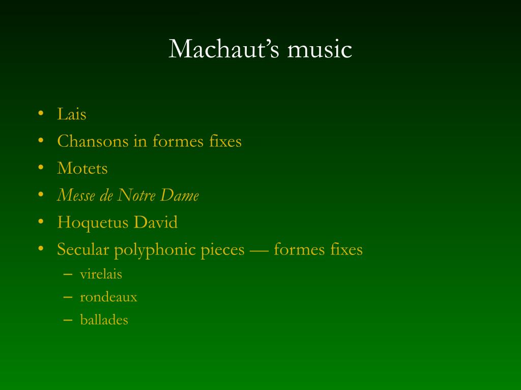 PPT - Music in the Fourteenth Century PowerPoint Presentation, free  download - ID:982746