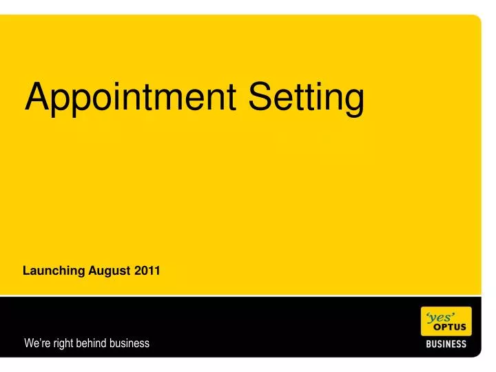appointment setting n.