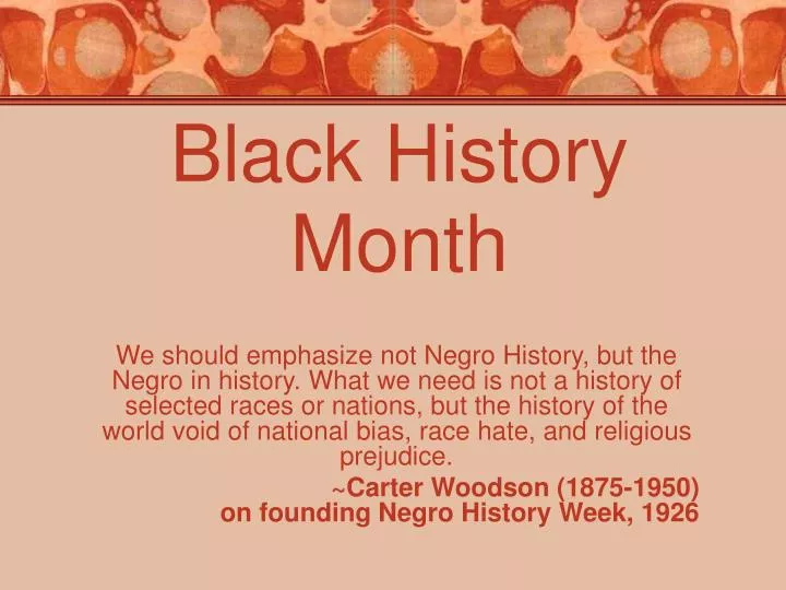 PPT Black History Month PowerPoint Presentation Free Download ID 983924