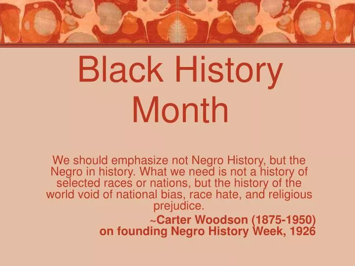 PPT Black History Month PowerPoint Presentation Free Download ID 