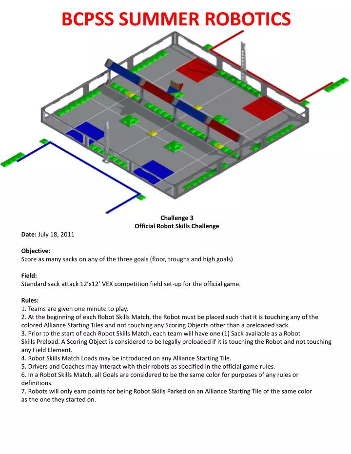 PPT - BCPSS SUMMER ROBOTICS PowerPoint Presentation, free download - ID