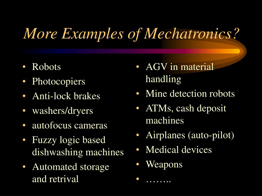 case study topics for mechatronics