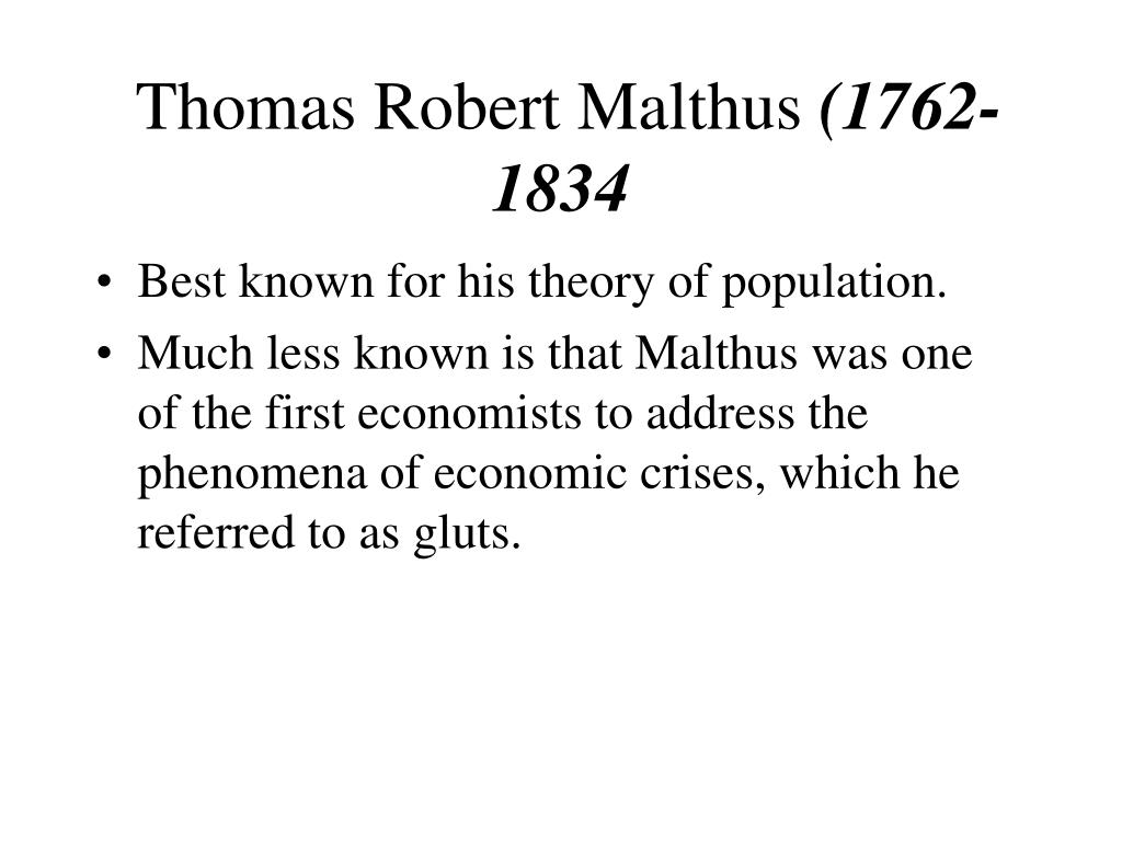 thomas robert malthus theory