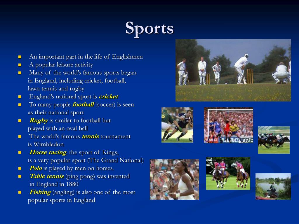 The national sport of england 7. Leisure презентация. Презентация по теме Leisure activities. The National Sport of England 7 класс. Проект по английскому на тему Sports Club.