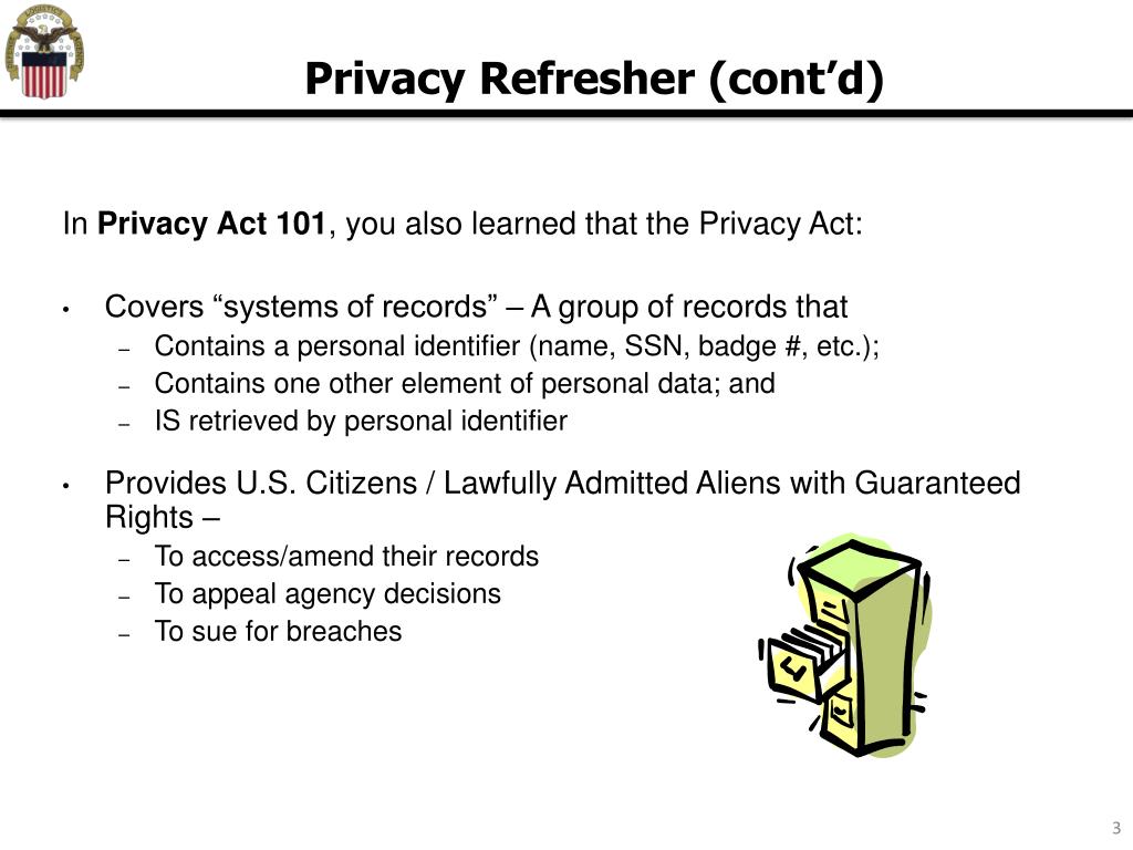 Privacy act personal relations on the job