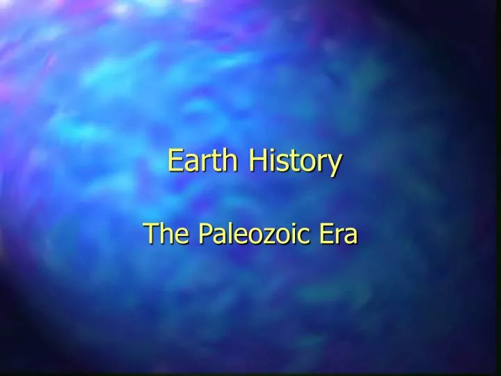 earth history n.
