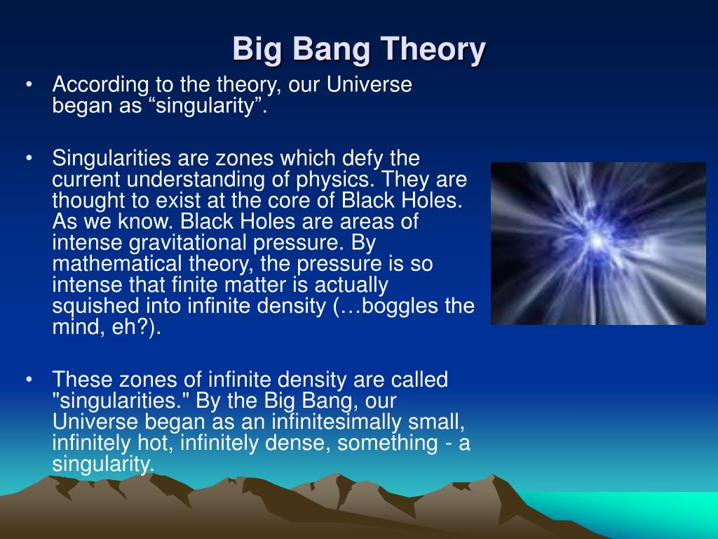 presentation on the big bang theory