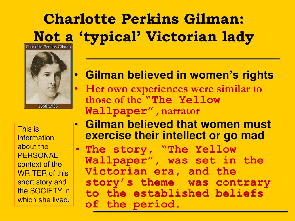 Download Ppt The Yellow Wallpaper By Charlotte Perkins Gilman.