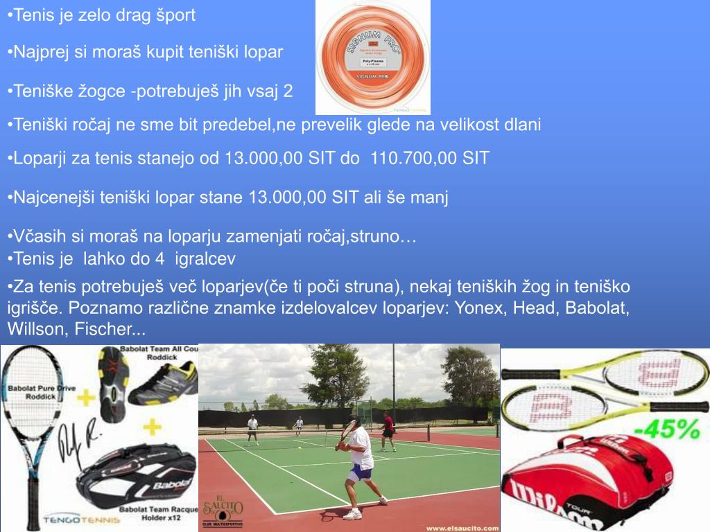 PPT - TENIS PowerPoint Presentation, free download - ID:988524