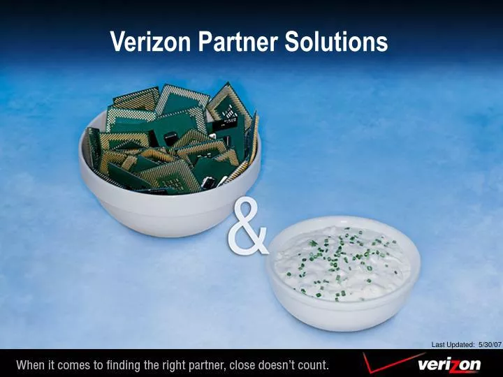 PPT Verizon Partner Solutions PowerPoint Presentation Free Download 