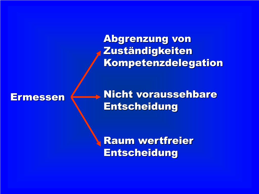 PPT - Weitere Grundlagen der Verwaltungstätigkeit ...