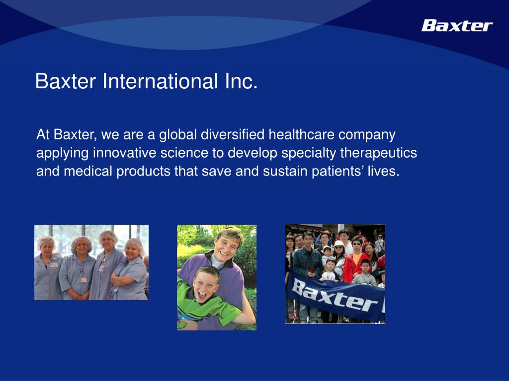 PPT Baxter International Inc. PowerPoint Presentation, free download