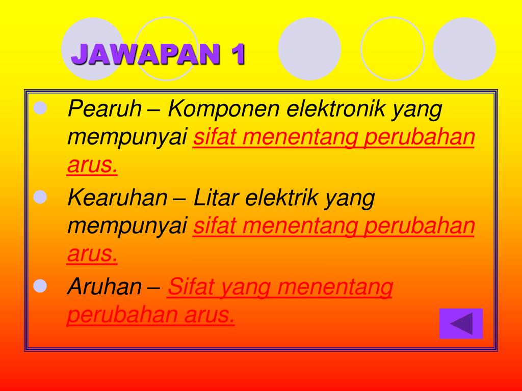 PPT PRINSIP ASAS PEARUH  INDUCTOR PowerPoint 