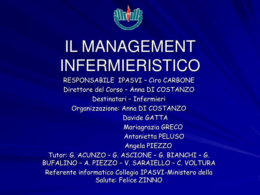 PPT - IL MANAGEMENT INFERMIERISTICO PowerPoint Presentation, free download  - ID:992409
