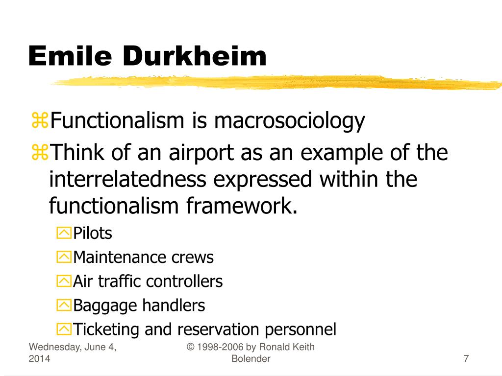PPT - SYA 3010 Sociological Theory: Emile Durkheim ...