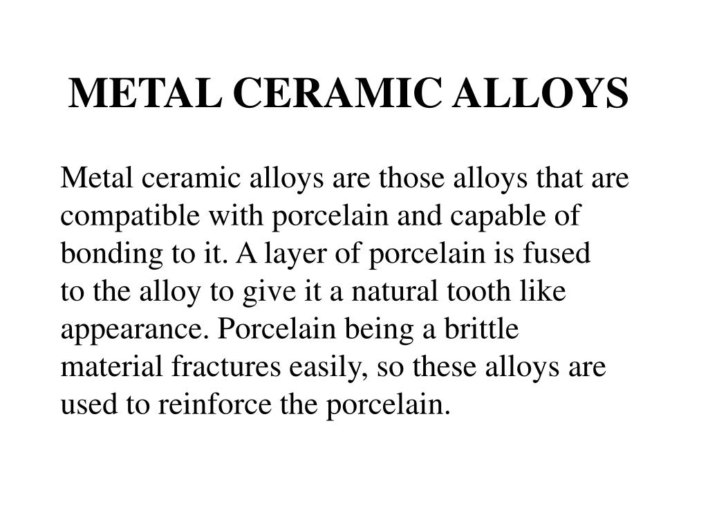 PPT Dental Casting Alloys PowerPoint Presentation, free download ID