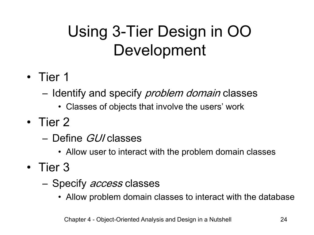 PPT - Chapter 4 Object-Oriented Analysis And Design In A Nutshell ...