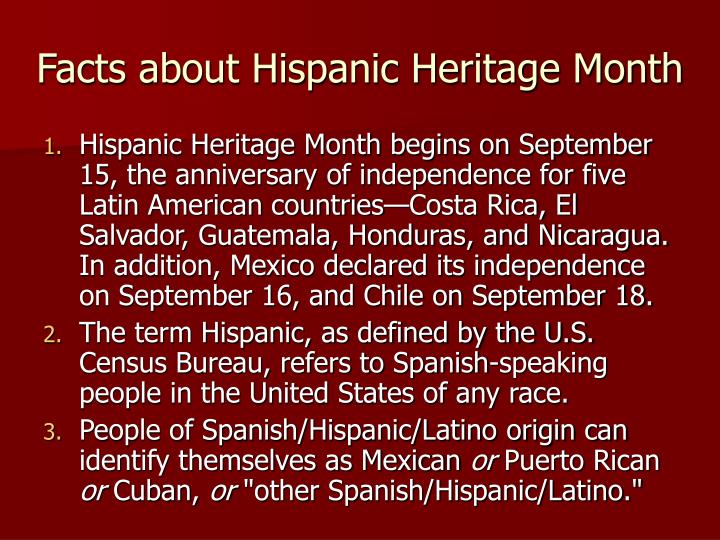 ppt hispanic heritage month powerpoint presentation id 99530