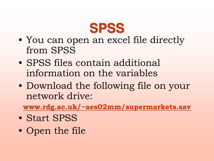 Ppt Spss Tutorial Powerpoint Presentation Free Download Id 995563