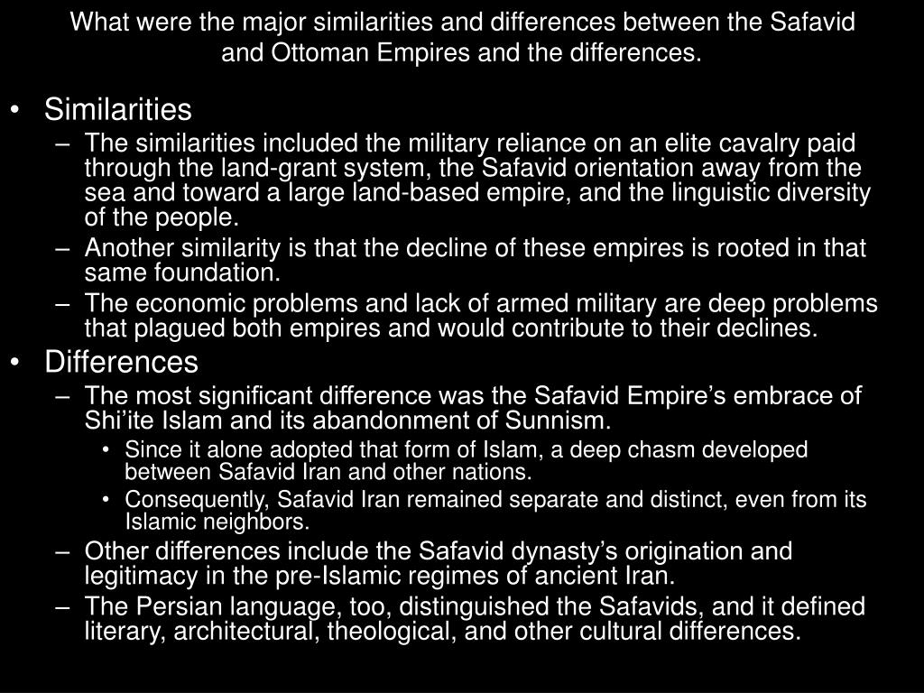The Development and Contributions of the Ottoman, Safavid, and