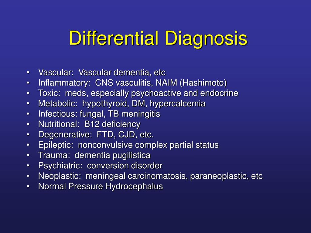 PPT - Alzheimer’s Disease and Dementia 2012 Diagnosis and Treatment ...