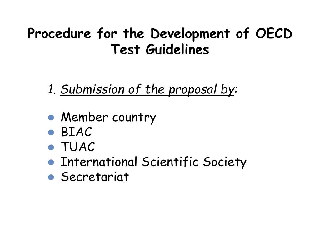 PPT The Role of OECD in Achieving International Acceptance of