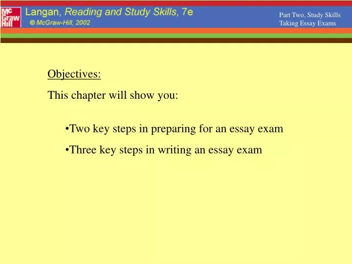 Reflection Paper Example Essays Part Two Study Skills Taking Essay Exams Response Essay Thesis also How To Write A Good Thesis Statement For An Essay Ppt Part Two Study Skills Taking Essay Exams Powerpoint Should The Government Provide Health Care Essay