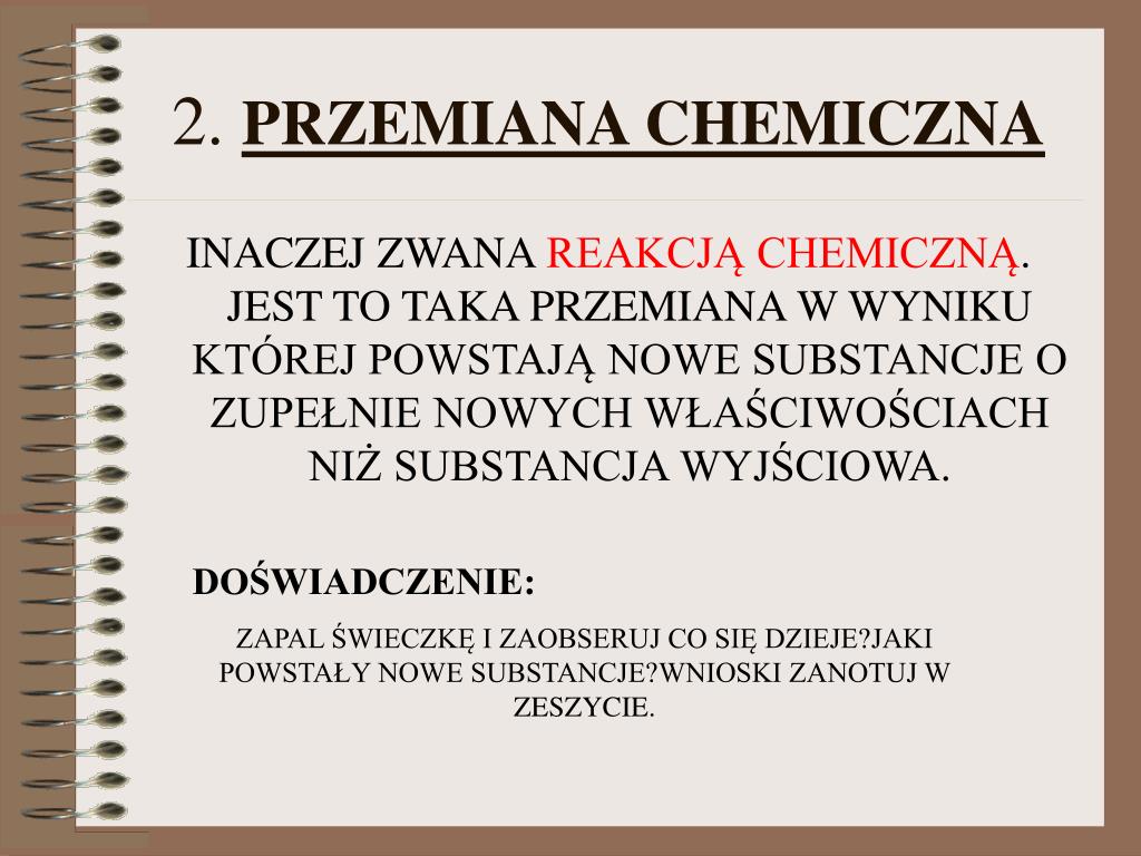 Substancja Biorąca Udział W Reakcji Chemicznej Krzyżówka PPT - ZJAWISKO FIZYCZNE A REAKCJA CHEMICZNA PowerPoint Presentation