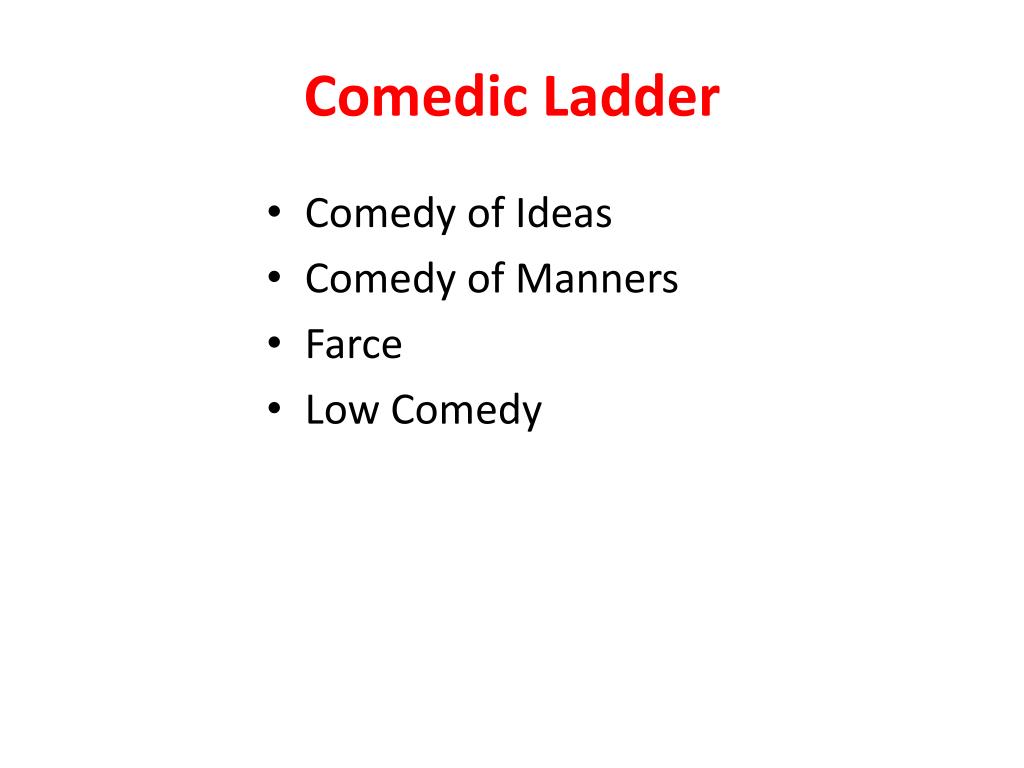 comedy of ideas