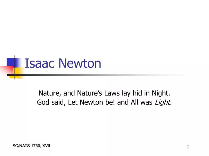 isaac newton n.