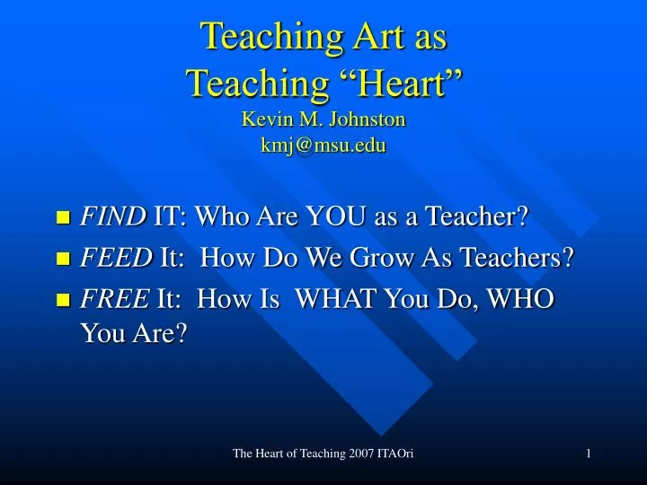 good teaching is an art as good teaching is an art as