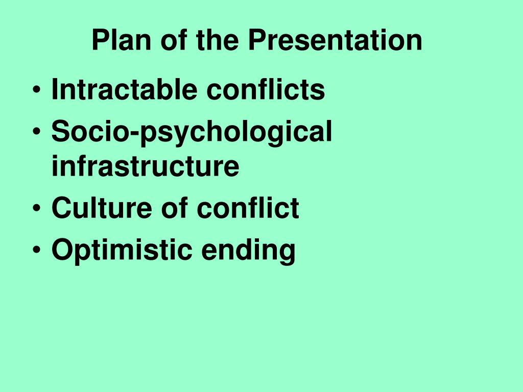 PPT - Culture of Conflict: Evolvement, Institutionalization and ...